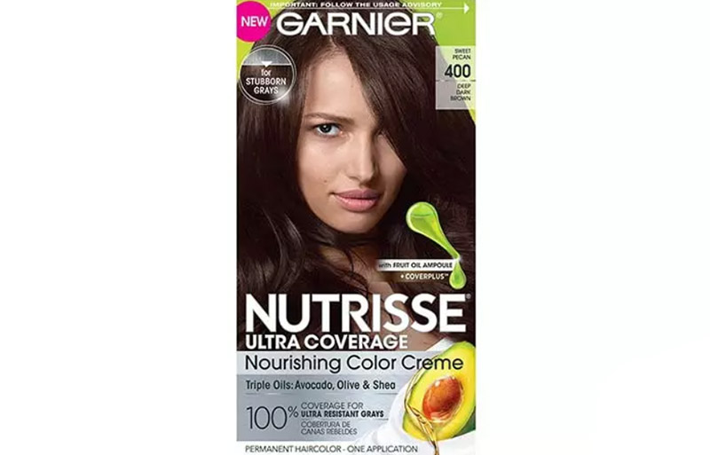 Garnier Nutrisse Ultra Coverage Nourishing Color Creme – Sweet Pecan (Deep Dark Brown)