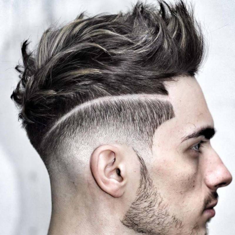 Tuỳ vào độ dài của mái tóc mà thợ cắt tóc sẽ điều chỉnh đường kẻ cho phù hợp